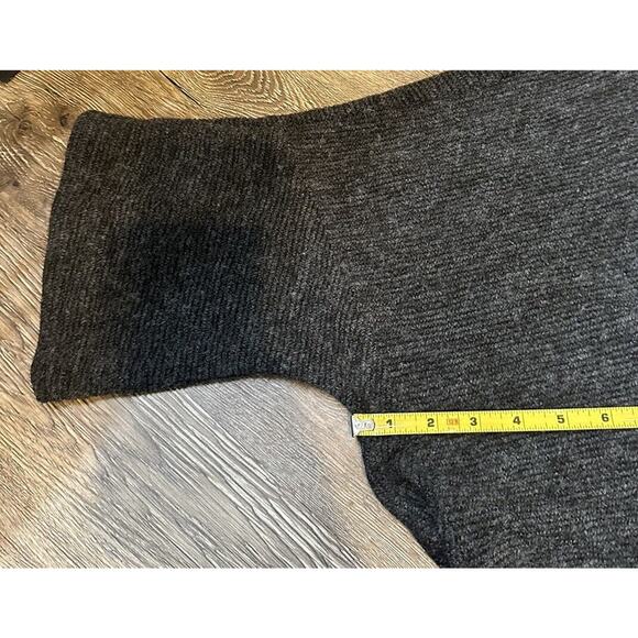 Umgee Cardigan Sweater Charcoal Gray Open Front Crochet Back Plus Size 1XL/2XL - Picture 7 of 7